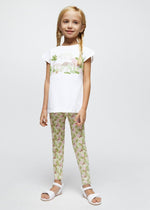2 Piece Green Leggings TShirt Girl Set (mayoral) - CottonKids.ie - 3 year - 4 year - 5 year