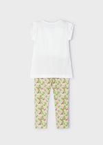 2 Piece Green Leggings TShirt Girl Set (mayoral) - CottonKids.ie - 3 year - 4 year - 5 year