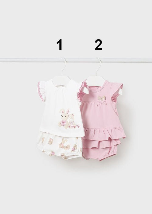 2 Pieces Pink Baby Girl Summer Knit Set (sold separately) (mayoral) - CottonKids.ie - 1-2 month - 12 month - 18 month