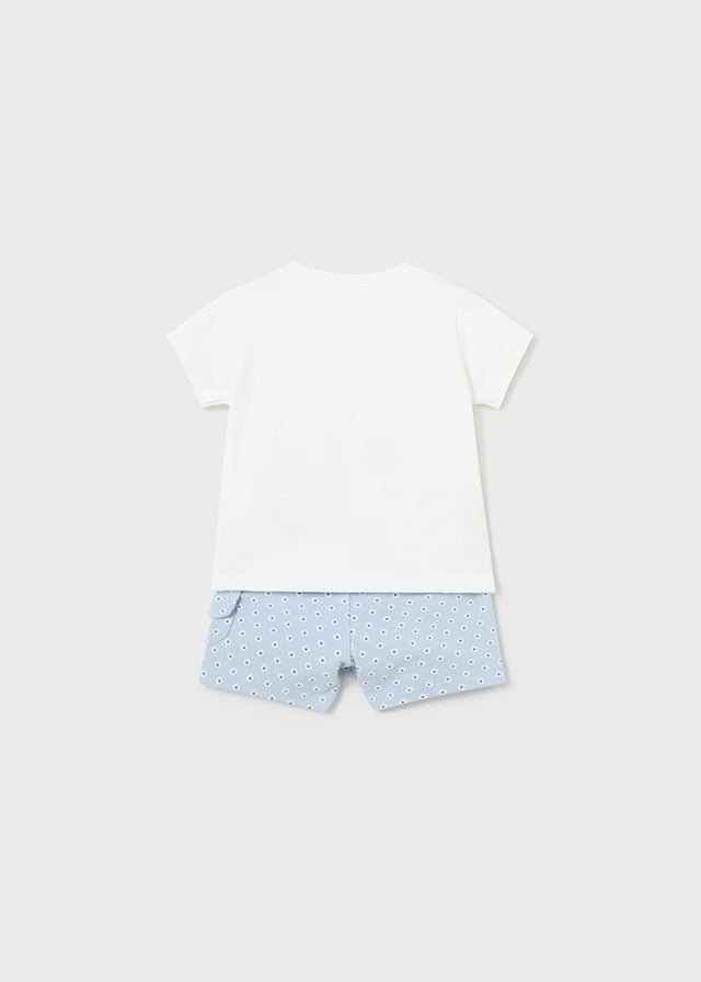 2 Pieces Shorts Tshirt Baby Boy Blue Set (sold separately) (mayoral) - CottonKids.ie - 1-2 month - 12 month - 18 month