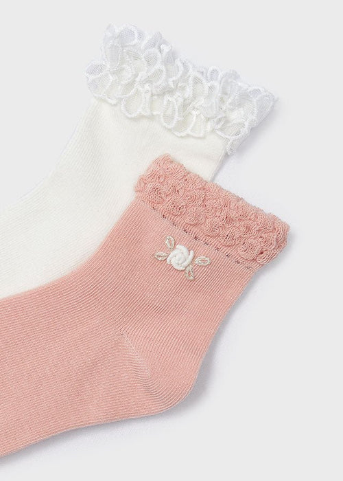 2 Socks Set Pink Ivory (mayoral) - CottonKids.ie - 2 year - 3 year - 4 year