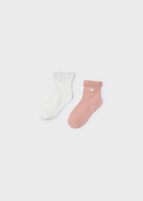2 Socks Set Pink Ivory (mayoral) - CottonKids.ie - 2 year - 3 year - 4 year