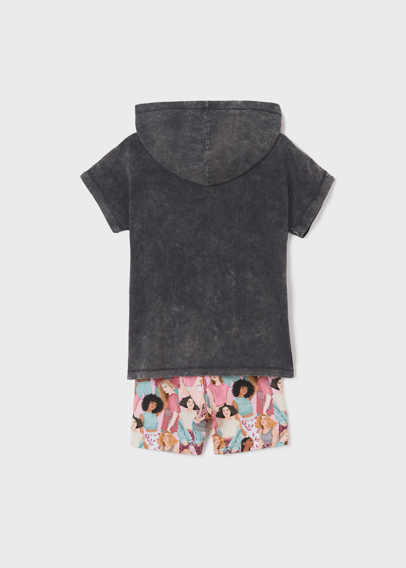 Patterned Shorts Set Girl (mayoral) - CottonKids.ie - 11-12 year - 13-14 year - 9-10 year