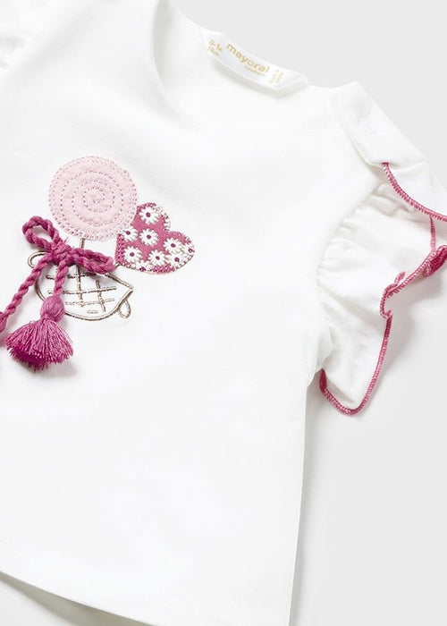 3 Piece Baby Girl Capri Leggings w/ Headband Set (mayoral) - CottonKids.ie - 1-2 month - 3 month - 6 month