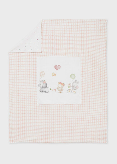 Animal Baby Blanket Baby Girl (mayoral) - CottonKids.ie - Blanket - Blankets - Girl -