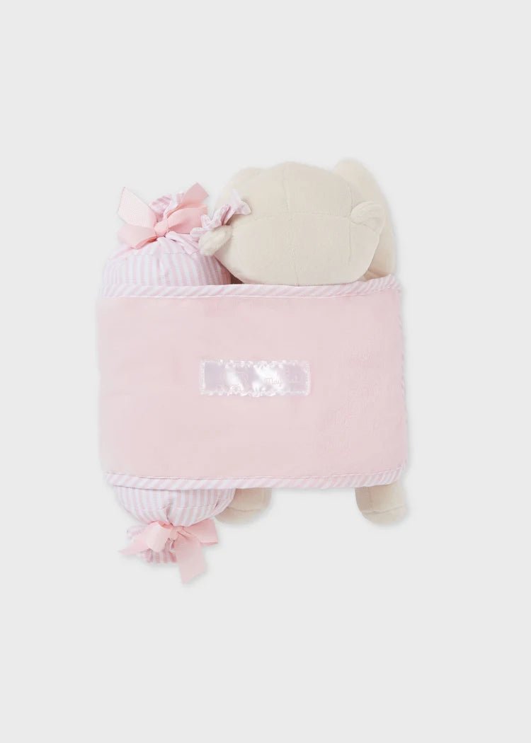 Anti-roll Bear Cushion For Newborn Baby Girl (mayoral) - CottonKids.ie - Girl - Mayoral - Nursery Accessories
