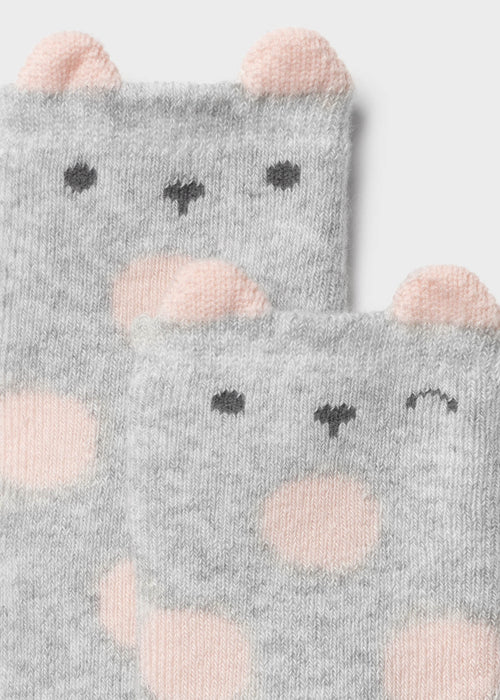 Anti-slip socks for newborn girl (mayoral) - CottonKids.ie - socks - 3 month - Girl - Socks & Tights