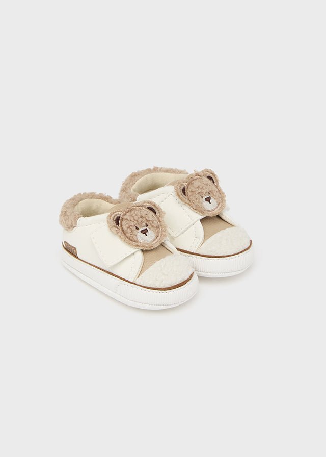 Baby Booties Teddy Bear Shoes Unisex (mayoral) - CottonKids.ie - Baby (0-3 mth) - Baby (12-18 mth) - Baby (3-6 mth)