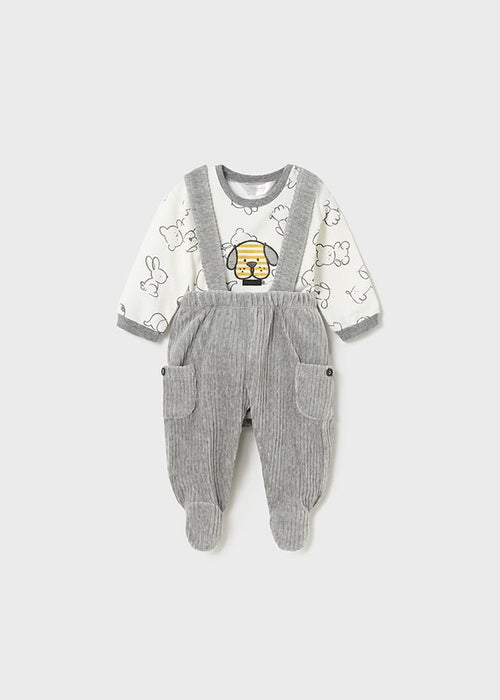 Baby Boy 2 Piece Outfit Grey (mayoral) - CottonKids.ie - 1-2 month - 12 month - 3 month