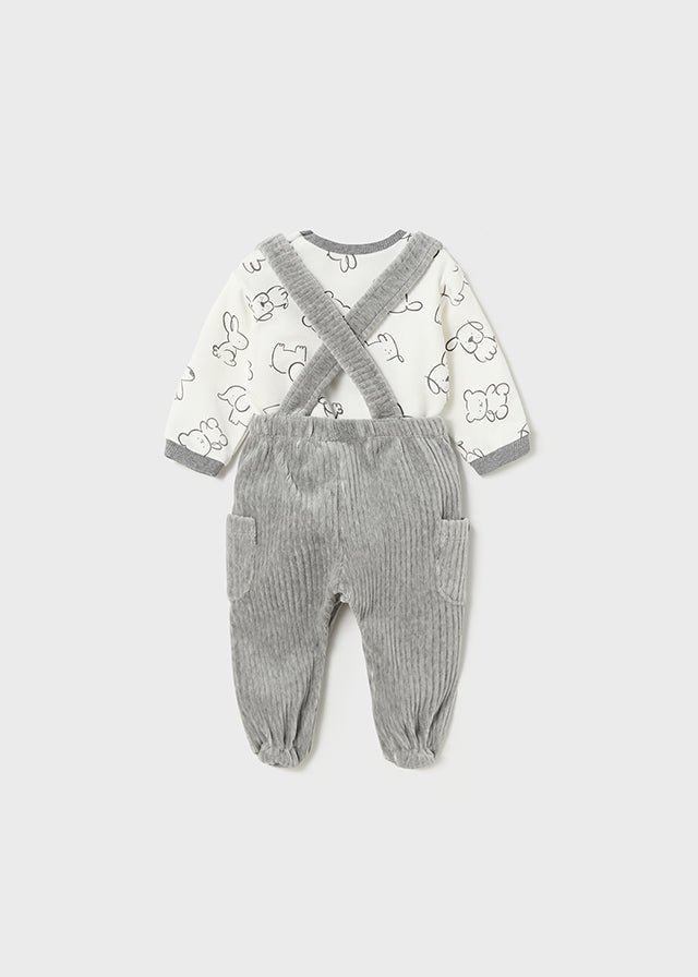 Baby Boy 2 Piece Outfit Grey (mayoral) - CottonKids.ie - 1-2 month - 12 month - 3 month