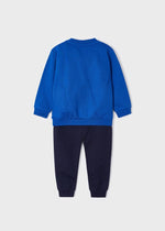 Baby Boy Blue and Navy Pullover Tracksuit Set (mayoral) - CottonKids.ie - Set - 12 month - 18 month - 2 year