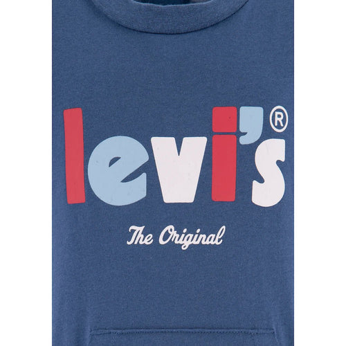 Baby Boy Blue Poster Logo Coverall - Sleep Suit (LEVIS) - CottonKids.ie - 12 month - 18 month - 9 month