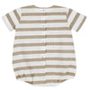 Baby Boy Camel Stripe Romper (Rapife) - CottonKids.ie - 12 month - 18 month - 2 year