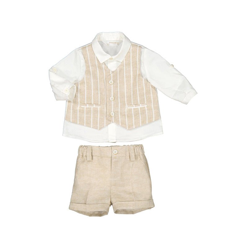 Baby Boy Christening Occasion Wear Shorts Set IRELAND