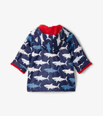 Baby Boy Colour Changing Shark Raincoat (Hatley) - CottonKids.ie - coat - 12 month - 18 month - 2 year