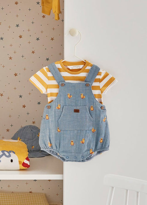 Baby Boy Short Dungaree w/ Shirt Set (mayoral) - CottonKids.ie - 1-2 month - 18 month - 3 month