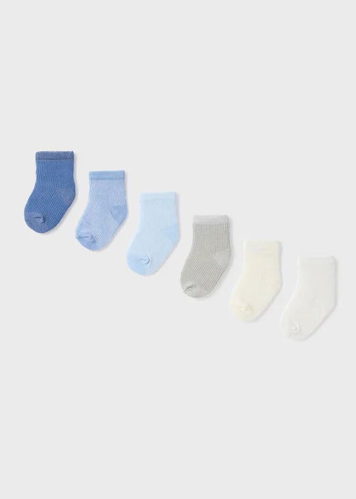 Baby Boy Socks (6 Pack) (mayoral) - CottonKids.ie - 0-1 month - 1-2 month - 12 month
