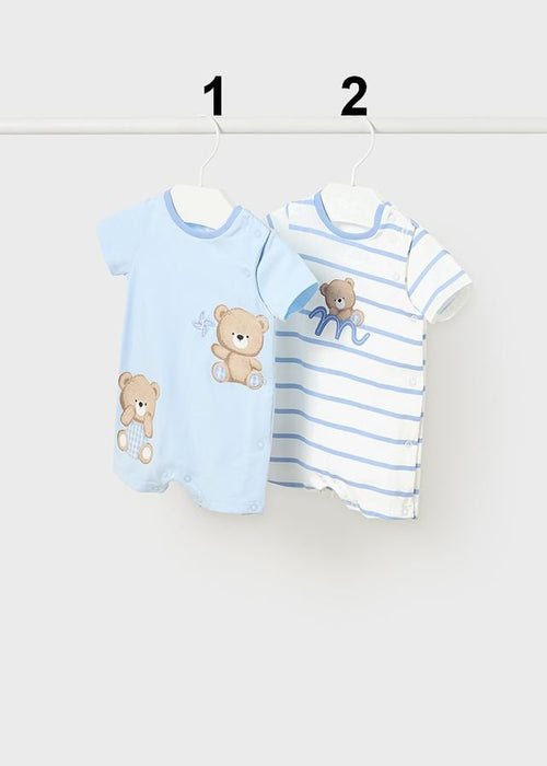 Baby Boys Blue Cotton Shorties (sold separately) (mayoral) - CottonKids.ie - 1-2 month - 12 month - 18 month