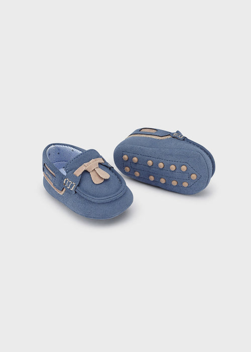 Baby Boys Blue Moccasins (mayoral) - CottonKids.ie - Baby (0-3 mth) - Baby (12-18 mth) - Baby (3-6 mth)