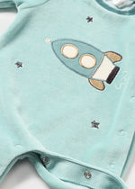 Baby Boys Green Velour Babygrows (sold separately) (mayoral) - CottonKids.ie - 1-2 month - 3 month - 6 month