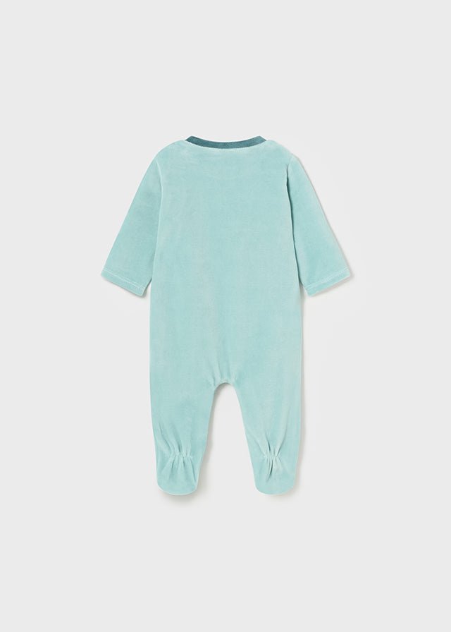 Baby Boys Green Velour Babygrows (sold separately) (mayoral) - CottonKids.ie - 1-2 month - 3 month - 6 month