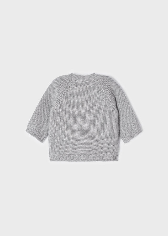 Baby Boys Grey Cotton & Wool Sweater (mayoral) - CottonKids.ie - Baby & Toddler Tops - 1-2 month - 12 month - 18 month