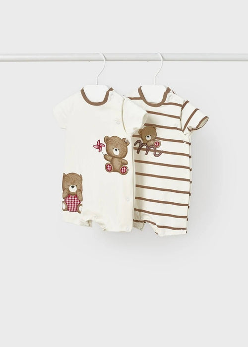 Baby Boys Ivory Cotton Shorties (mayoral) - CottonKids.ie - 1-2 month - 12 month - 3 month