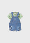 Baby Boys T-shirt & Dungaree Set (mayoral) - CottonKids.ie - 1-2 month - 12 month - 18 month
