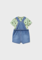 Baby Boys T-shirt & Dungaree Set (mayoral) - CottonKids.ie - 1-2 month - 12 month - 18 month