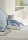 Baby Boys White & Blue Bear Doudou (31cm) (mayoral) - CottonKids.ie - Boy - Mayoral - Sleeping Accessories