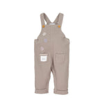 Baby Girl Boy Unisex Dungaree Set Beige (Tutto Piccolo) - CottonKids.ie - 12 month - 18 month - 2 year