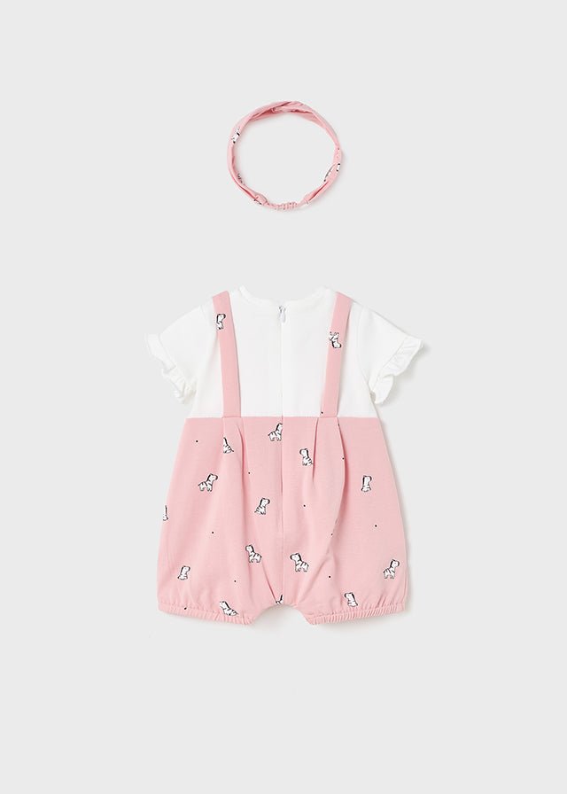 Baby Girl Cotton Romper & Headband (mayoral) - CottonKids.ie - 1-2 month - 18 month - 3 month