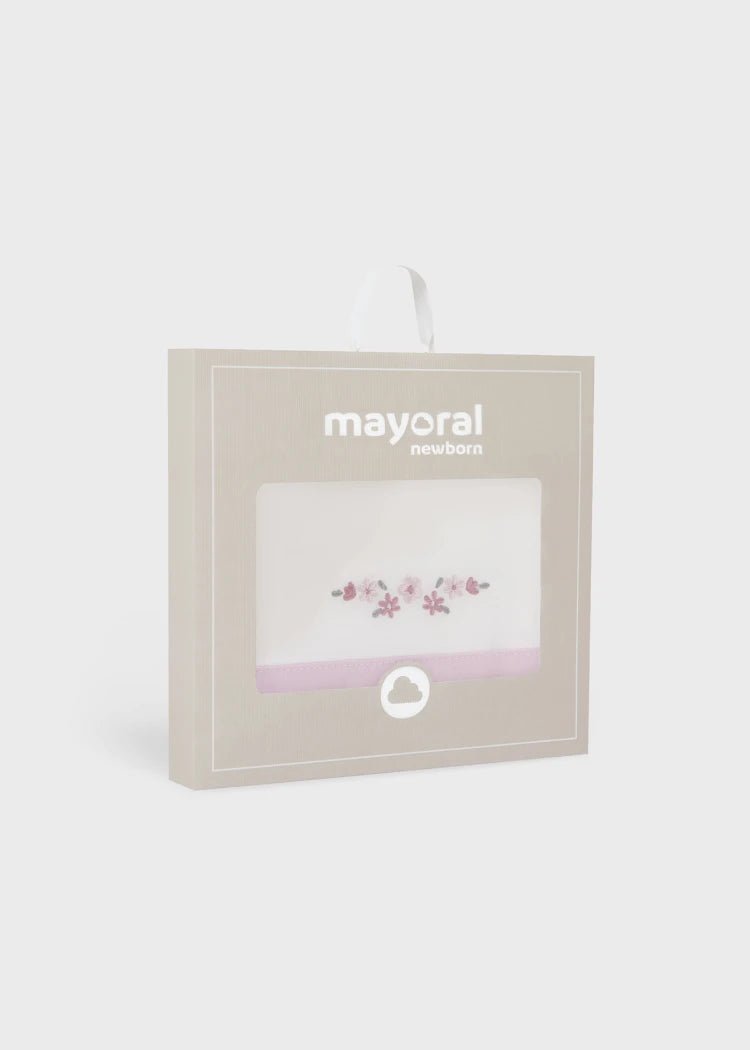 Baby Girl Crib sheet Flower Set (mayoral) - CottonKids.ie - Baby & Toddler - Girl - Mayoral - Sleeping Accessories