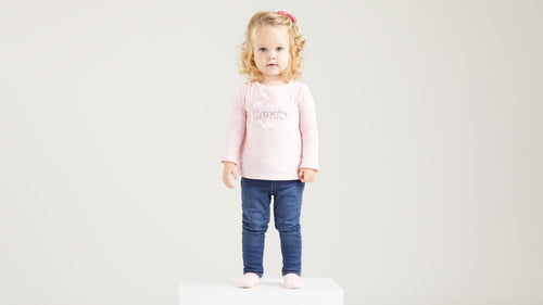 Baby Girl Denim Skinny Pull-On Jeans (LEVIS) - CottonKids.ie - Jeans - 12 month - 18 month - 2 year