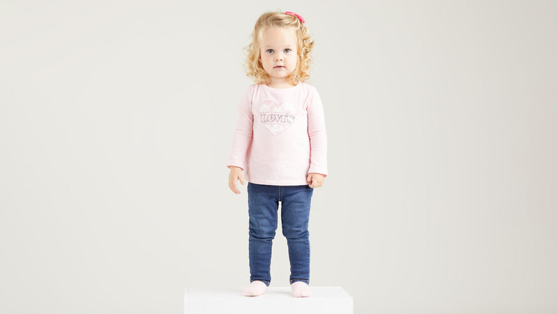 Baby Girl Denim Skinny Pull-On Jeans (LEVIS) - CottonKids.ie - Jeans - 12 month - 18 month - 2 year