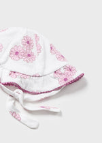 Baby Girl Floral Romper With Hat (mayoral) - CottonKids.ie - 1-2 month - 12 month - 18 month