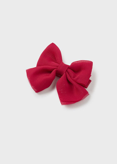Baby Girl Hairpin Ribbon in Red (mayoral) - CottonKids.ie - Girl - Hair Accessories - Mayoral