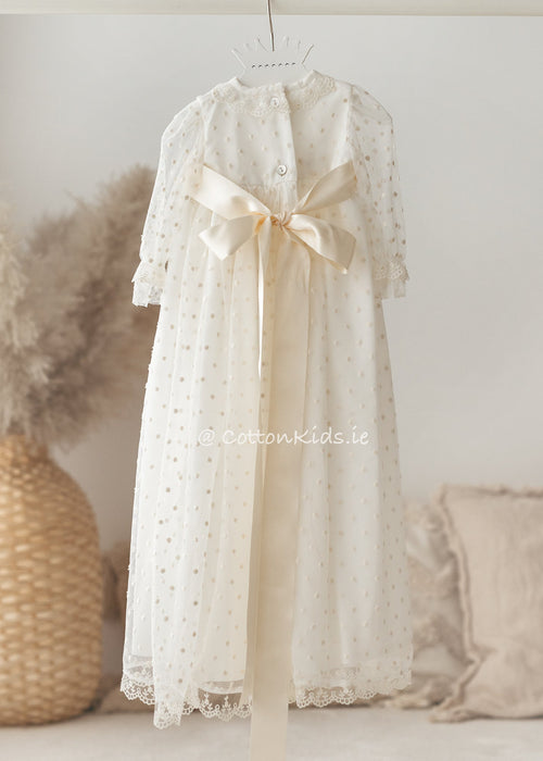 Cotton Lace Christening Ceremony Gown Ireland