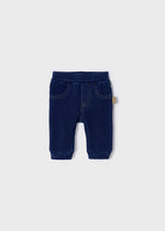 Baby Girl Navy Blue Cotton Joggers (mayoral) - CottonKids.ie - Baby & Toddler Bottoms - 1-2 month - 12 month - 18 month