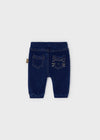 Baby Girl Navy Blue Cotton Joggers (mayoral) - CottonKids.ie - Baby & Toddler Bottoms - 1-2 month - 12 month - 18 month