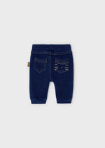 Baby Girl Navy Blue Cotton Joggers (mayoral) - CottonKids.ie - Baby & Toddler Bottoms - 1-2 month - 12 month - 18 month