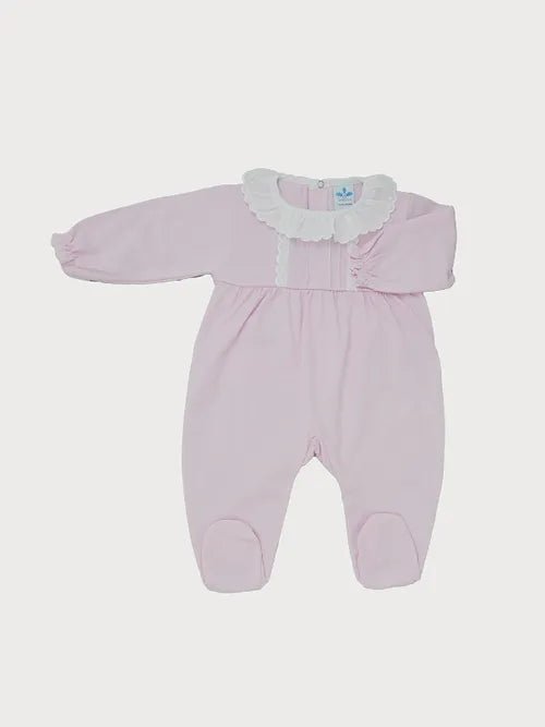 Baby Girl Pink Cotton Babygrow (Sardon) - CottonKids.ie - 0-1 month - 1-2 month - 3 month