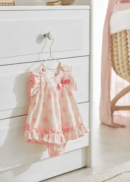 Baby Girl Pink Dots Bloomer Dress Set (mayoral) - CottonKids.ie - 1-2 month - 18 month - 3 month