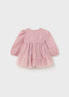 Baby Girl Pink Tulle Lined Party Dress(mayoral) - CottonKids.ie - 2 year - 3 year - 6 month