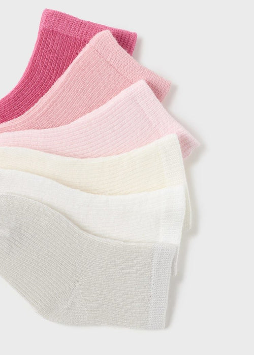 Baby Girl Socks (6 Pack) (mayoral) - CottonKids.ie - 0-1 month - 1-2 month - 12 month