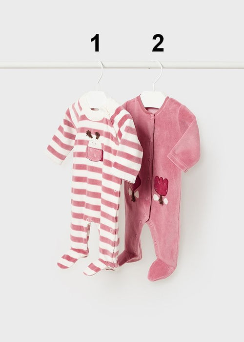 Baby Girl Velour Babygrow (sold separately) (mayoral) - CottonKids.ie - 0-1 month - 1-2 month - 3 month