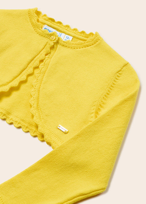 Baby Girl Yellow Bolero Cardigan (mayoral) - CottonKids.ie - 12 month - 18 month - 2 year