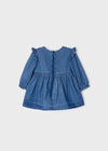 Baby Girls Blue Chambray Dress (mayoral) - CottonKids.ie - Dresses - 18 month - 3 month - 6 month