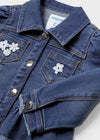 Baby Girls Blue Crochet Denim Jacket (mayoral) - CottonKids.ie - 2 year - 6 month - 9 month