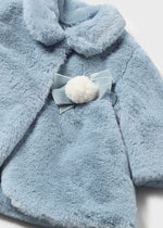 Baby Girls Blue Faux Fur Coat (mayoral) - CottonKids.ie - 1-2 month - 12 month - 18 month